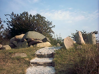 Ein Großsteingrab auf der Insel Rügen (Quelle: Wikipedia)
